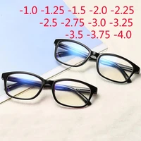 hot vintage refractive myopia glasses women men short sight eyewear black frame 1 0 1 25 1 50 1 75 2 0 2 5 3 0 4 0