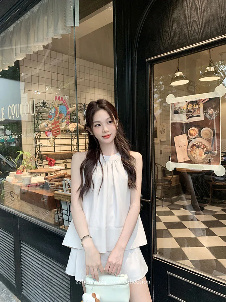 Элегантная модная одежда комплект из 2 предметов с шортами пушистая ткань без