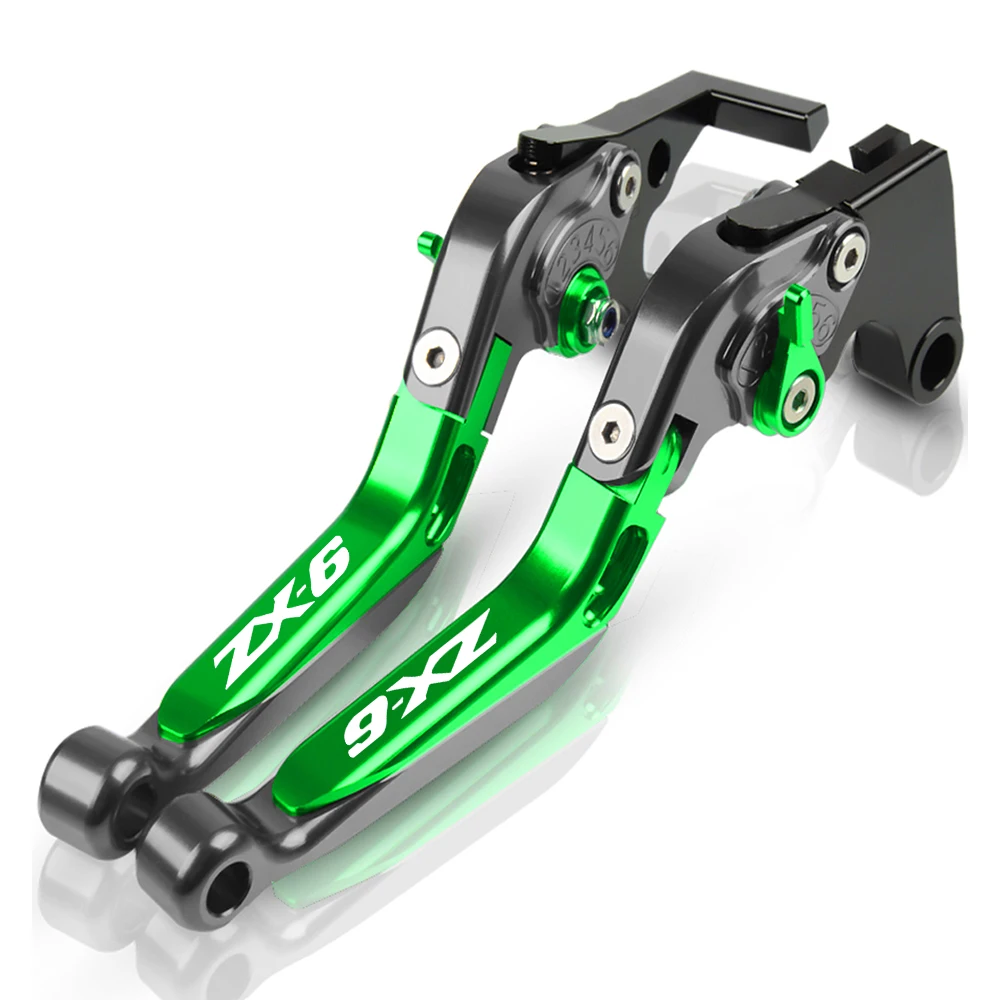

ZX6 For Kawasaki ZX-6 ZX6 1990-1999 1991 1992 1993 1994 1995 1996 Motorcycle CNC Adjustable Folding Brake Clutch Lever handlebar