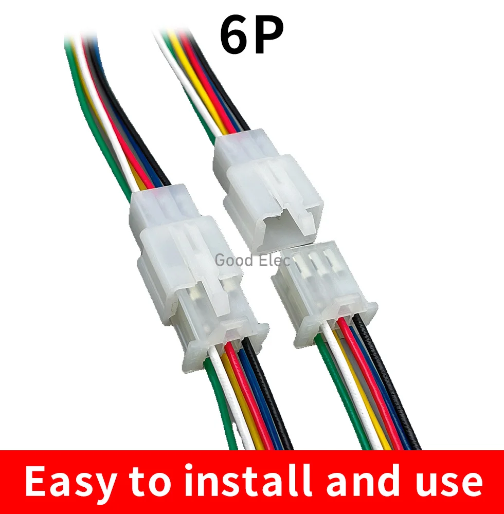 10 комплектов автомобильных разъемов 2 8 мм 6p литра см штекерные и женские