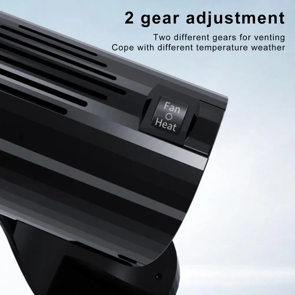 

Universal Car Defogger Sturdy Windshield Heater Low Noise 150W Automobile Windscreen Fan Quick Defrosting