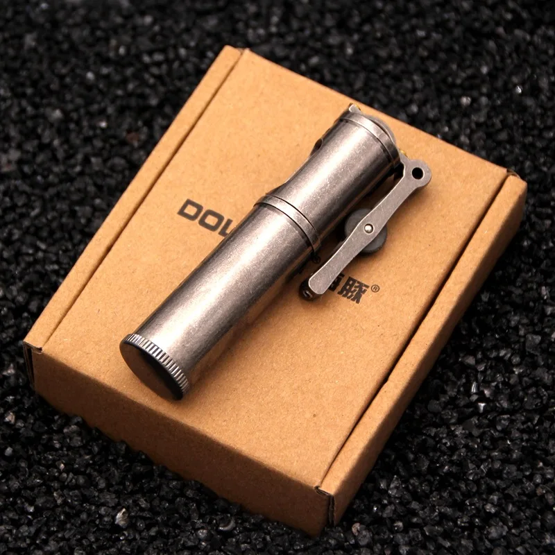 New Metal Windproof Add Kerosene Retro Lighter Personalized Innovative Design Rotary Lighter Suitable For Outdoor Portable