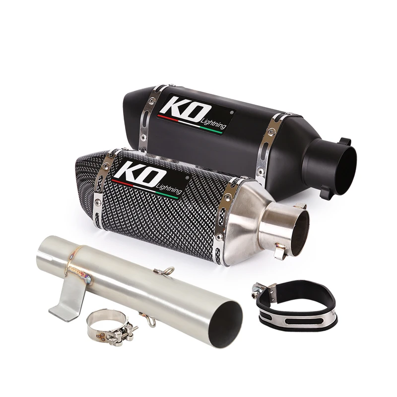 Глушитель выхлопной трубы для мотоцикла Mid Link KOVE 400X/500X EURO5/одиночный поворотный