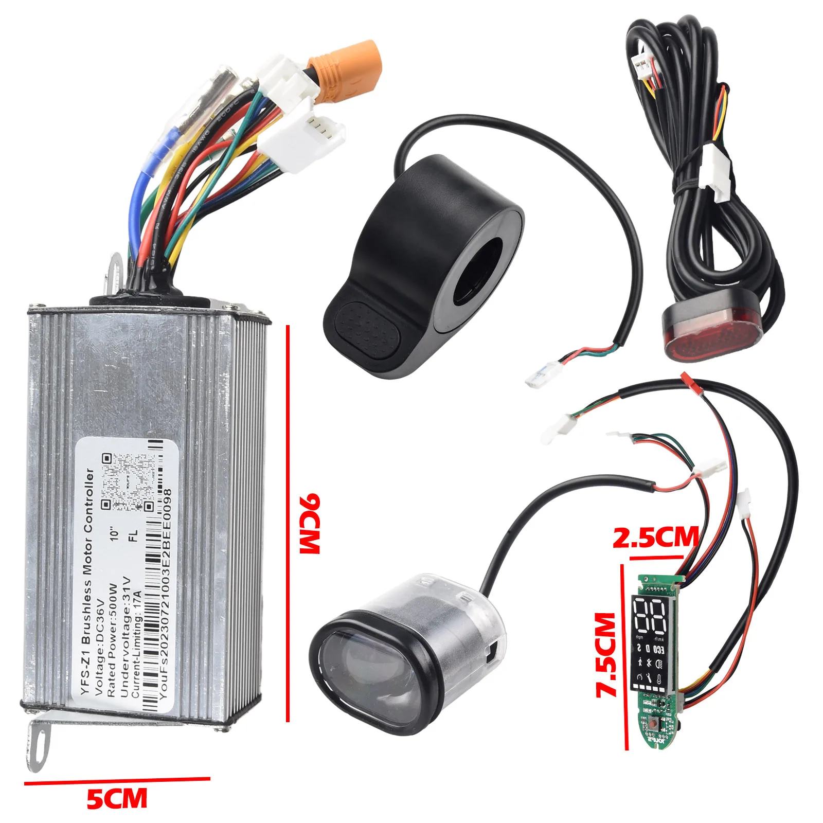 

Stay Safe and In Control 36V 350W 17A Electric Scooter Controller Board Motherboard with Display Enjoy a Smooth and Safe Ride