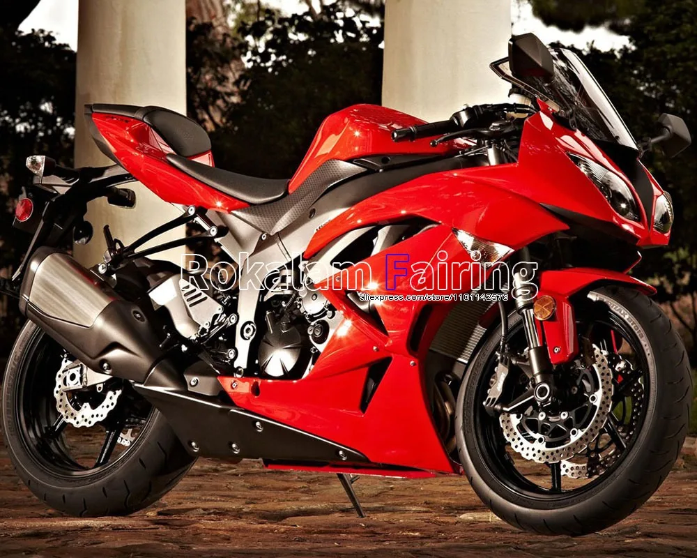 

Мотоциклетная Подвеска для Kawasaki ZX-6R Ninja 2009 2010 2011 2012 ZX6R 09 10 11 12 ZX6 636 красный обтекатель для мотоцикла (литьё под давлением)