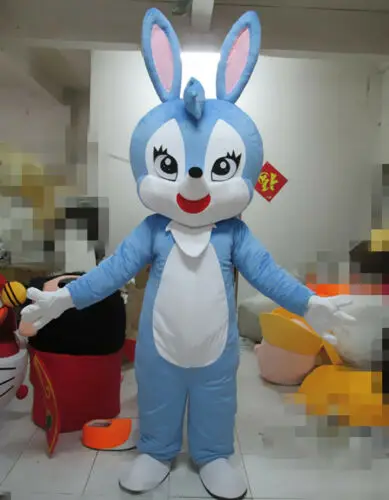 

Rabbit Mascot Costume Easter Suits Halloween Cosplay Party Xmas