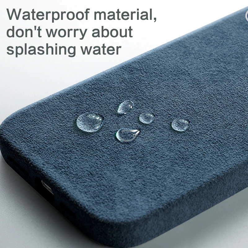 SanCore Alcantara Case for iPhone12 Pro Max Series 12Mini iPhone 11ProMax All-inclusive Shockproof Phone Cover