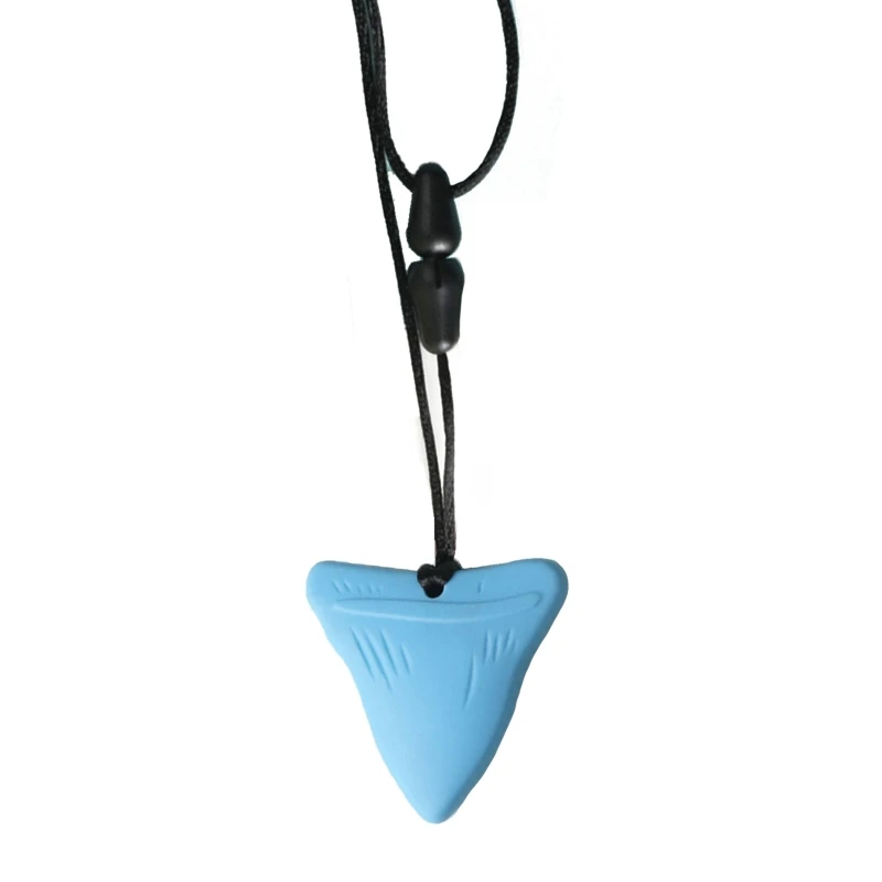 Симпатичное жевательное ожерелье с акулами для детей детская игрушка младенцев