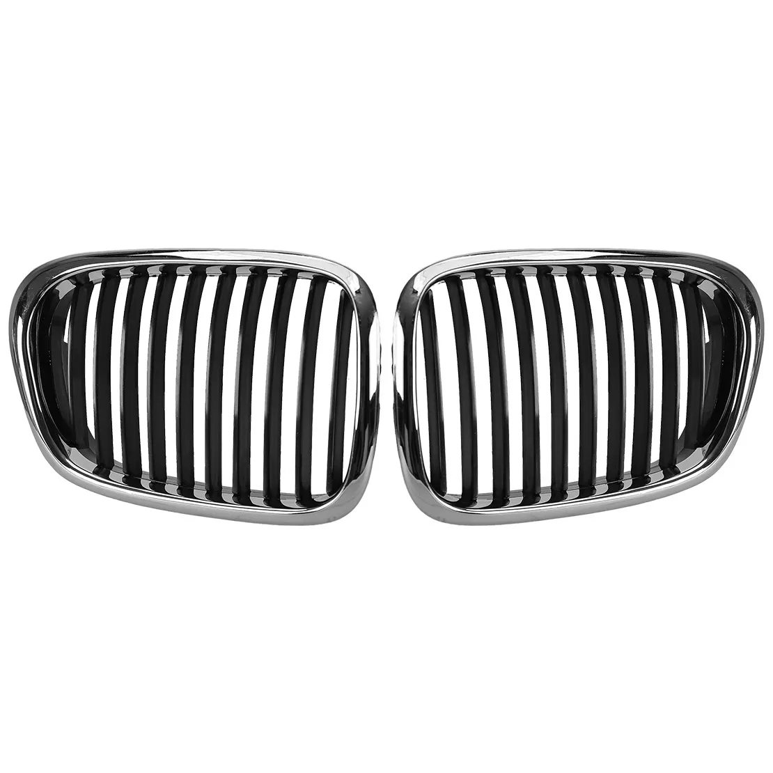 51137005837 51137005838 1 Pair Car Front Bumper Hood Grilles Fit For BMW 5 E39 520i 523i 525i 528i 530i 535i 540i M5 1999-2003