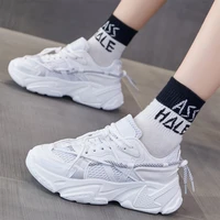 white chunky sneakers womens vulcanize shoes casual women shoes vulcanized sneakers walking shoes tenis feminino plus size 43