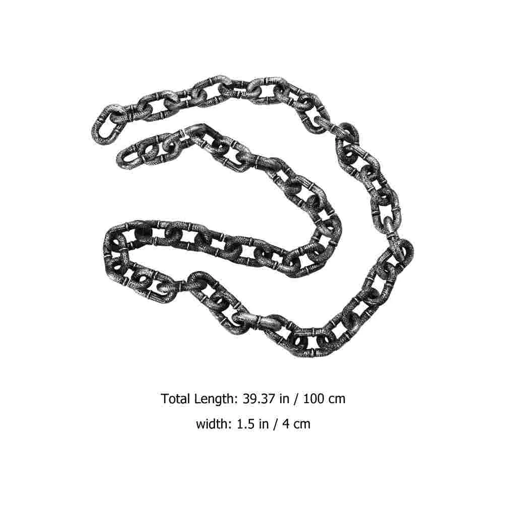 2 шт. имитация большого железного цепи пластиковые звенья декор аксессуары для