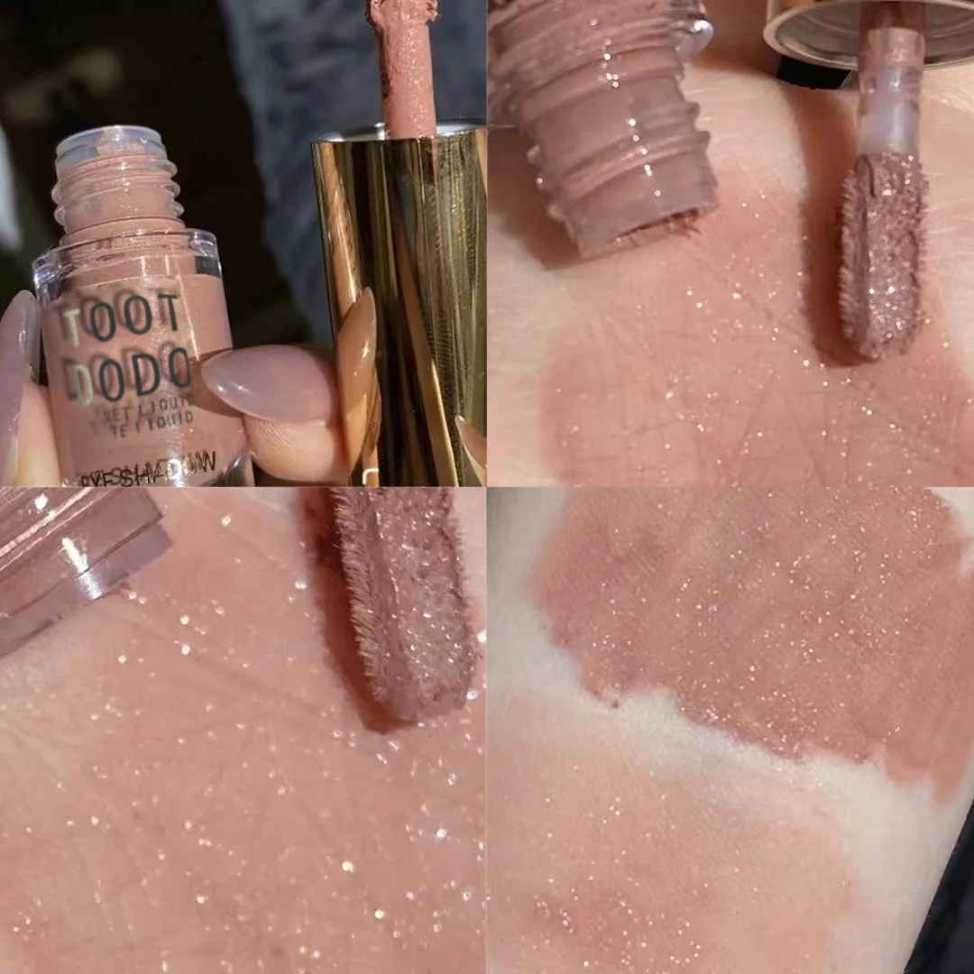

Liquid Eye Shadows Makeup for Eyes Liquid Shimmer Sparkle Glow Light Colors Shiny Long Lasting Waterproof Shining Eye Shadow