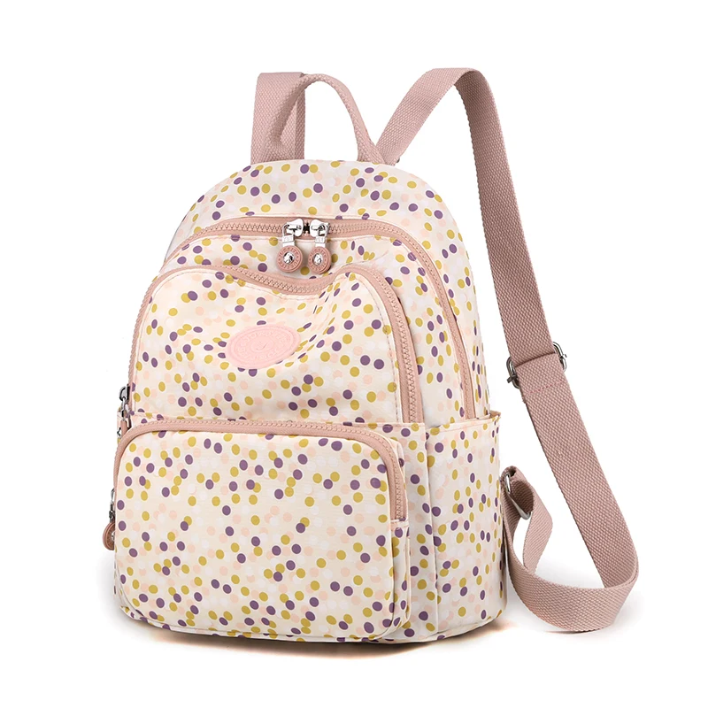 

Женский рюкзак с принтом и множеством карманов, школьный ранец для подростков, женская маленькая сумка с цветочным рисунком