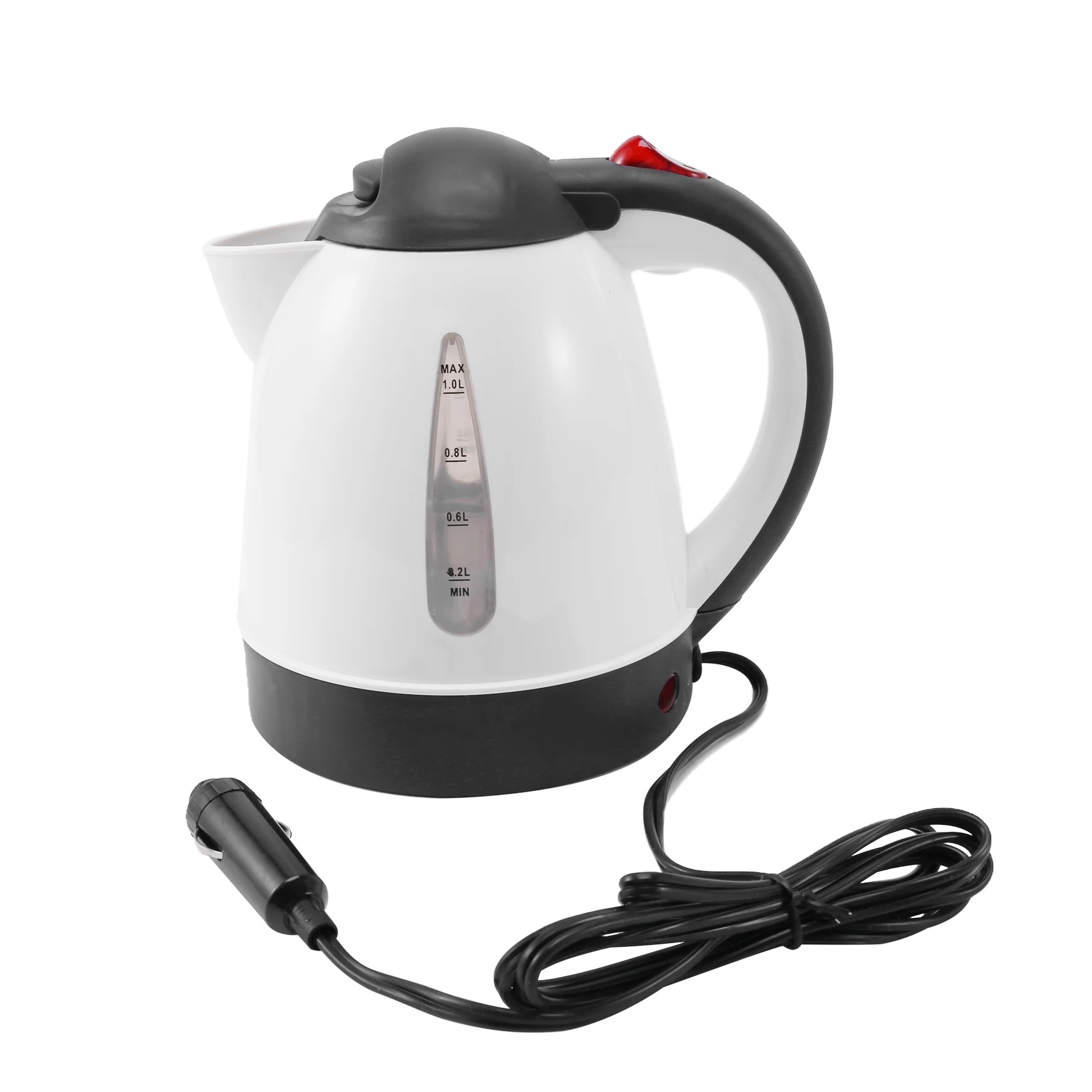 

1000 мл автомобильный Горячий чайник портативный водонагреватель для путешествий авто для чая кофе 304 из нержавеющей стали большая емкость для автомобиля (12 В)