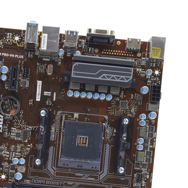 Розетка AM4 MSI B350M PRO-VH PLUS системная плата AMD B350 Micro ATX DDR4 3200(OC)MHz 32GB RAM SATA3 PCI-E 3.0