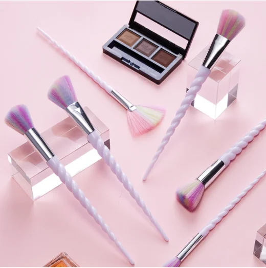 

HEALLOR 10pcs Unicorn Makeup Brushes Sets Foundation Powder Cosmetic Blush Eyeshadow Women Beauty Glitter Make Up Brush Tools