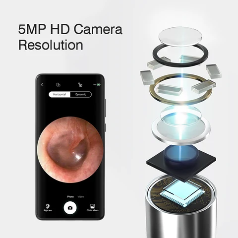 KERUI Умные визуальные ушные палочки 5MP