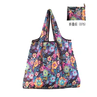 reusable shopping bags heavy cloth bags sundries bags foldable womens travel shoulder bags large handbags durable nylon
