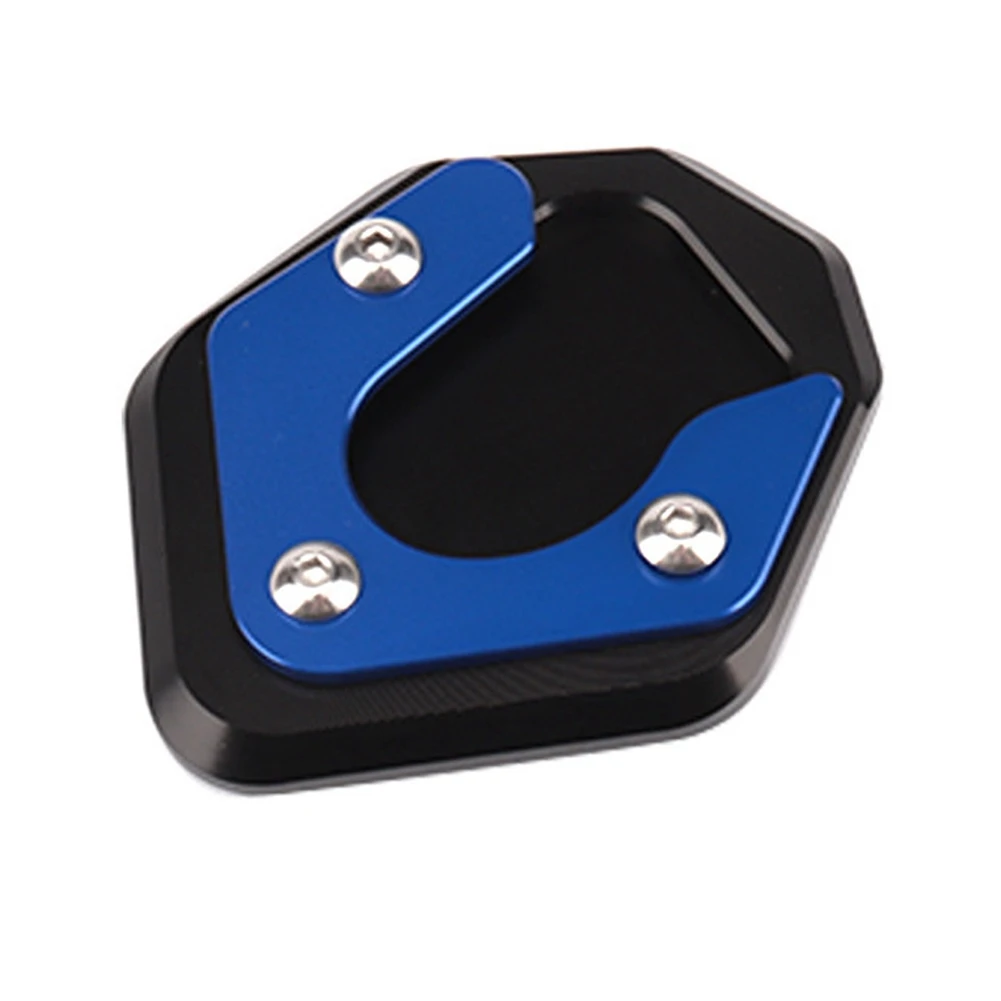

Motorcycle Accessories Side Stand Pad Plate Kickstand Enlarger Support Extension for CFMOTO 800MT 800 MT(Blue)