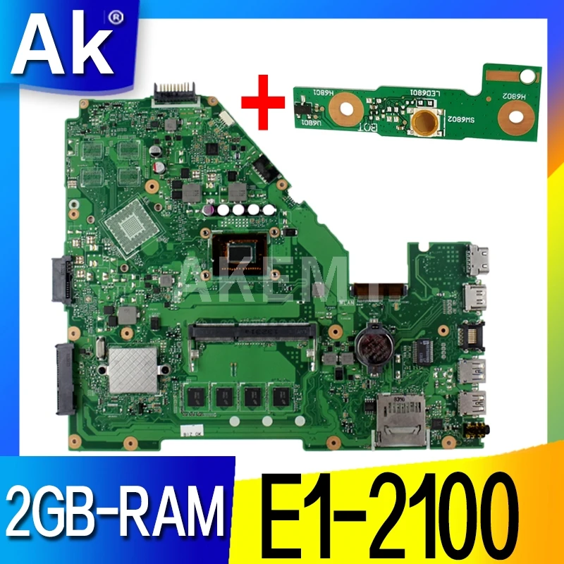 

X550CA Notebook mainboard E1 E2 A4 CPU 2GB 4GB RAM For ASUS X550CA X550CC Y581C X550CL R510C X550C Laptop motherboard