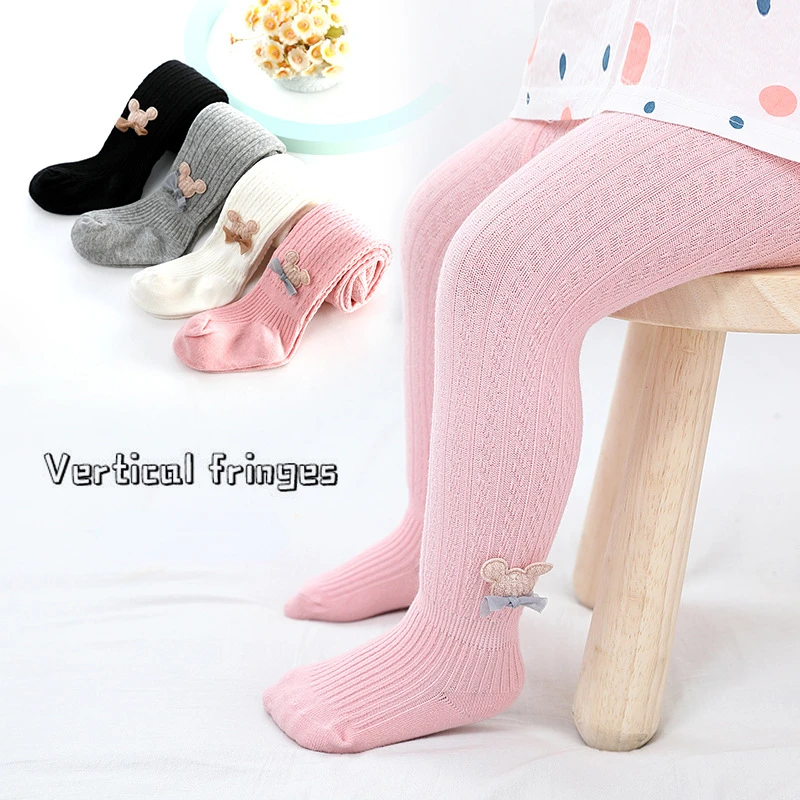 

Soft Cotton Girls Tights Princess Baby Girl's One-Piece Pantyhose Baby Spring and Autumn New Style Trousers Lace Stocking 0-6y