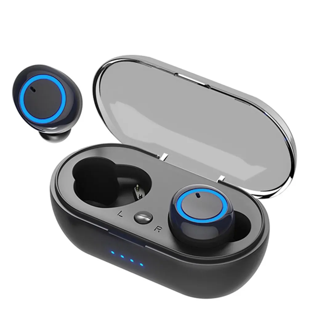 

HOT Y50 Bluetooth-compatible 5.0 Wireless Earphone 250mAh Stereo Headset In-Ear Touch Control Headphone Select Songs CallTWS