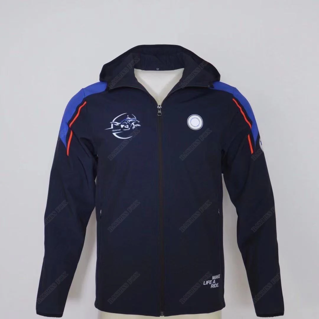 

2022 New For BMW Motorrad Mountain Bicycle Offroad Full Zip Fleece Sweater Motocross Motorcycle Bike Riding Windproof Sweatshirt