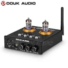 Douk Audio P2 HiFi вакуумный ламповый предусилитель Bluetooth 5,0 ресивер стерео усилитель для наушников USB музыкальный проигрыватель