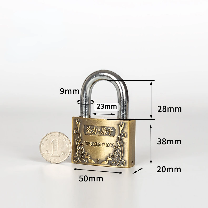 Замок атомный из цинкового сплава в ретро стиле, водонепроницаемый и нержавеющий медный замок, с 3 ключами владимир атомный ингви фон крузенштерн