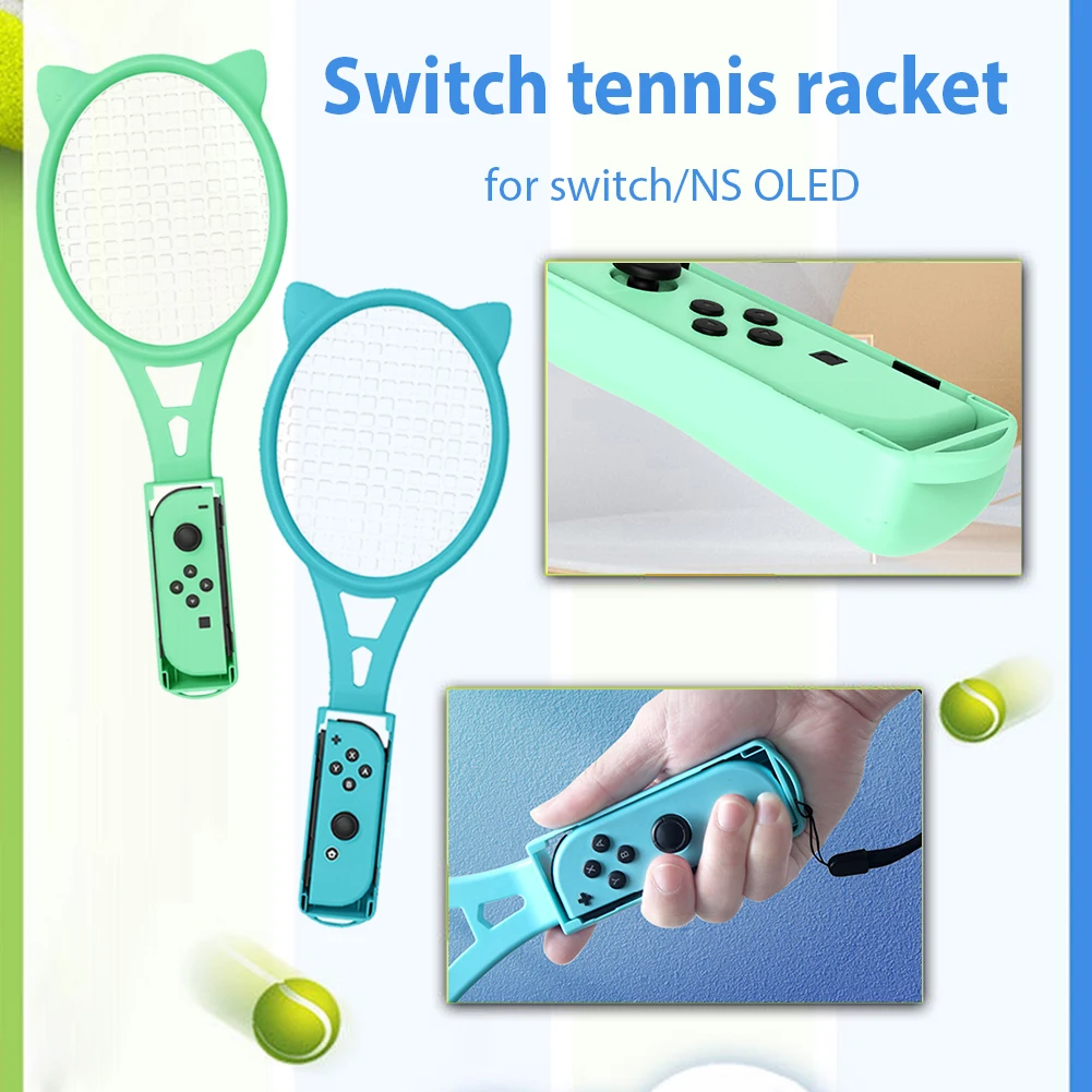 

Ракетка для тенниса для Nintendo Switch oled для игры в Марио, теннис Aces, держатель джойстика Joy-Con, контроллер, ручки, аксессуары для игры в теннис ACES