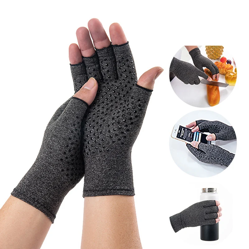 

1 Pair Arthritis Gloves Touch Screen Anti-Arthritis Treatment Compression Gloves and Pain Relief To Warm The Joints Wristband