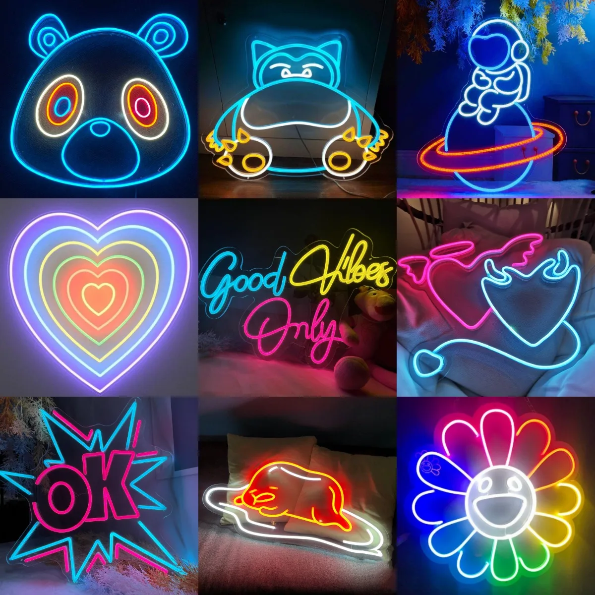 

Customized Neon Sign animation LED Light Room Decoration Wedding Party Birthday Proposal Bar Children's Room Corridor Background