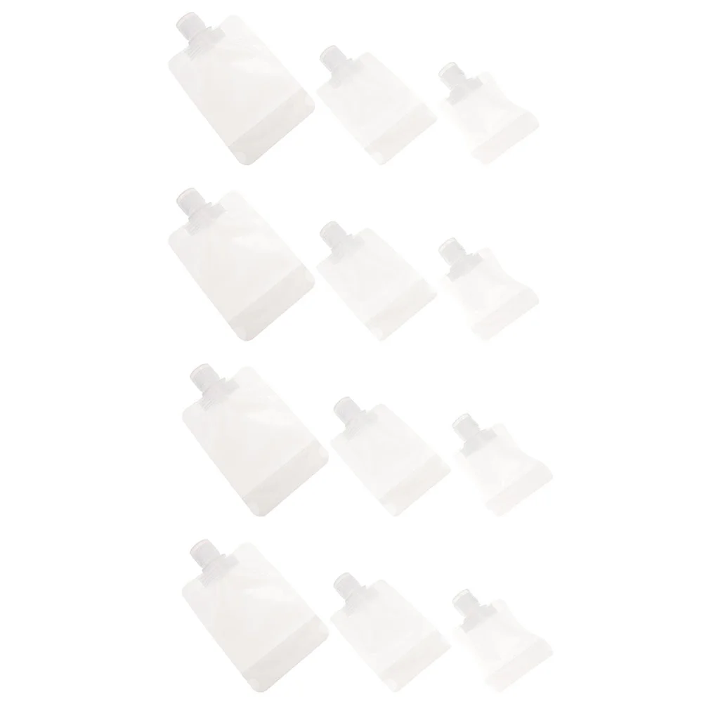 

Lotion Squeeze Travel Pouch Leakproof Pouches Empty Refillable Containers Shampoo Liquid Packaging Toiletry Packing Dispensing