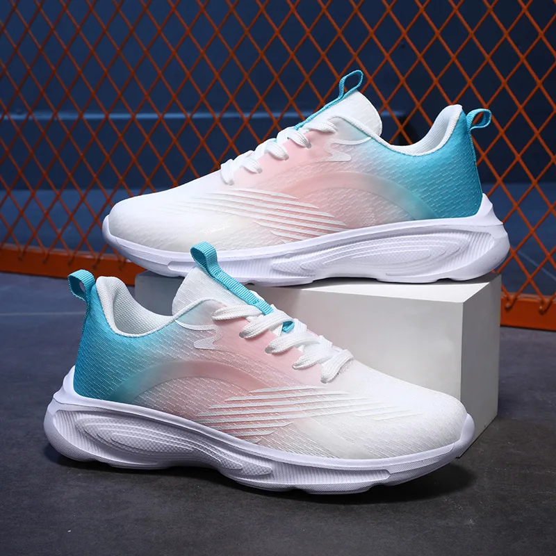 

Женские кроссовки, новинка, Модные дышащие удобные кроссовки для тренировок, женская обувь из сетчатой ткани на шнуровке, женская обувь