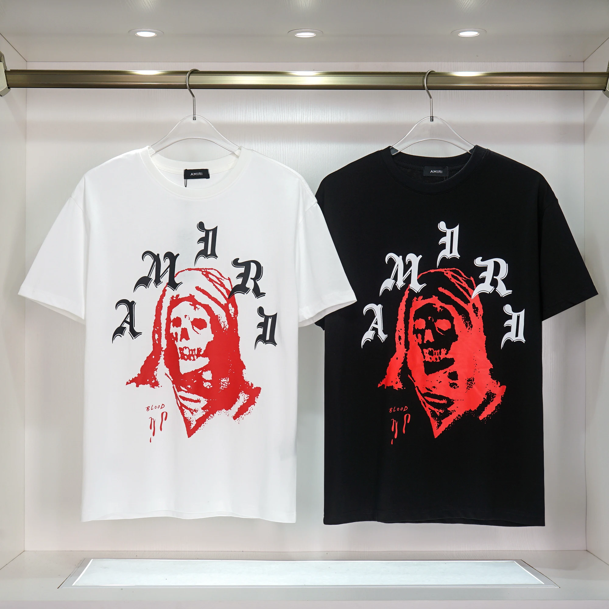 

2023 new summer men's trendy brand AMI short-sleeved T-shirt high-end handsome trendy men's T-shirt fashion trend tops