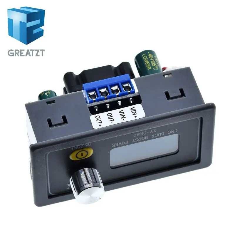 SK80 DC понижающий повышающий преобразователь CC CV 0 6-36 В 5 А модуль питания