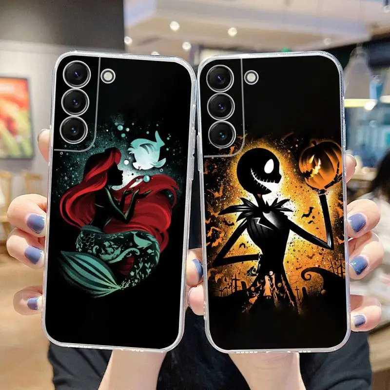 

Cartoon Disney Characters Phone Case For Samsung Galaxy S22 S21 Ultra S20 S30 FE S8 S9 S10 5G Plus Lite Soft Transparent Cover