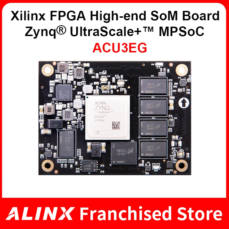 ALINX SoM ACU2CG ACU3EG: Xilinx Zynq UltraScale+ MPSOC AI XCZU3EG ZU2CG Модуль промышленного класса