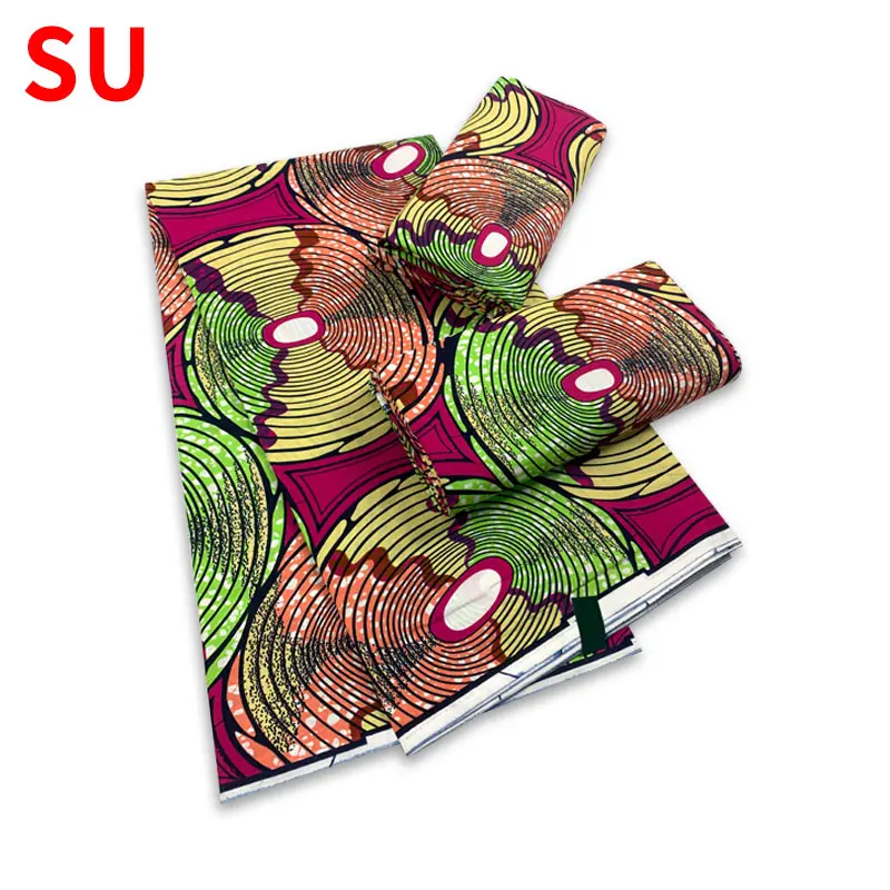 

Новая красочная модная ткань Анкара, Африканский настоящий восковой принт для платья, 100% хлопок, 2022 Гана, искусственная ткань