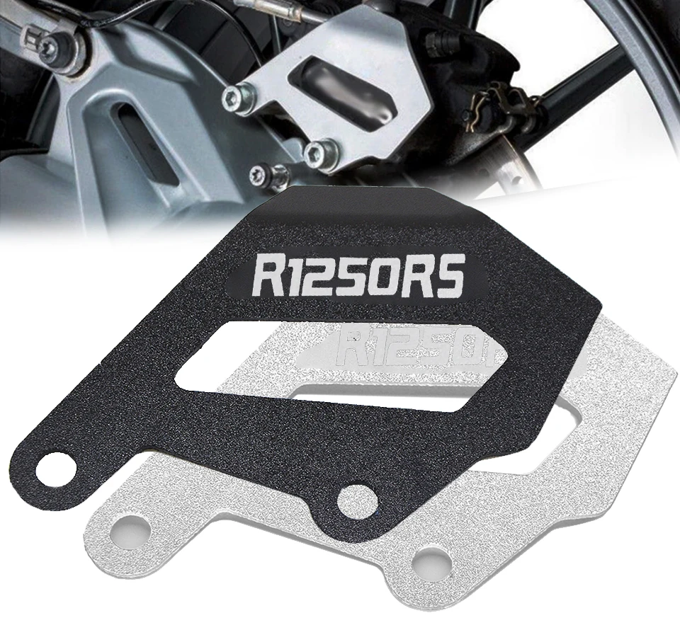 

Motorcycle CNC Rear Brake Caliper Cover Guard protector protec R1200RS LOGO For BMW R1200 RS R 1200 RS R1200RS LC 2014 2015 2016