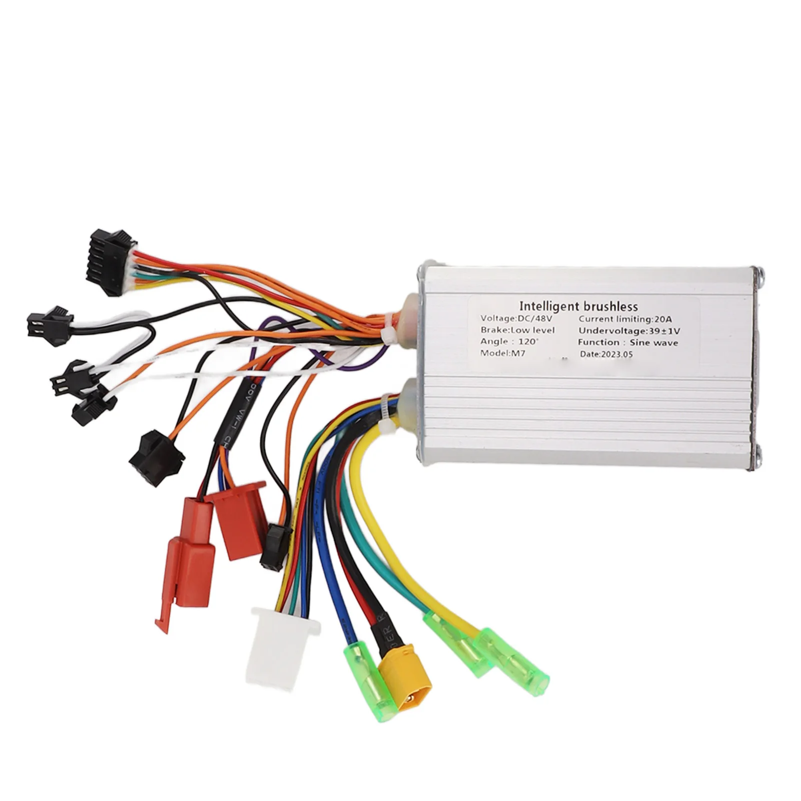 500 Вт 48 В бесщеточный контроллер для электрического велосипеда с корпусом из