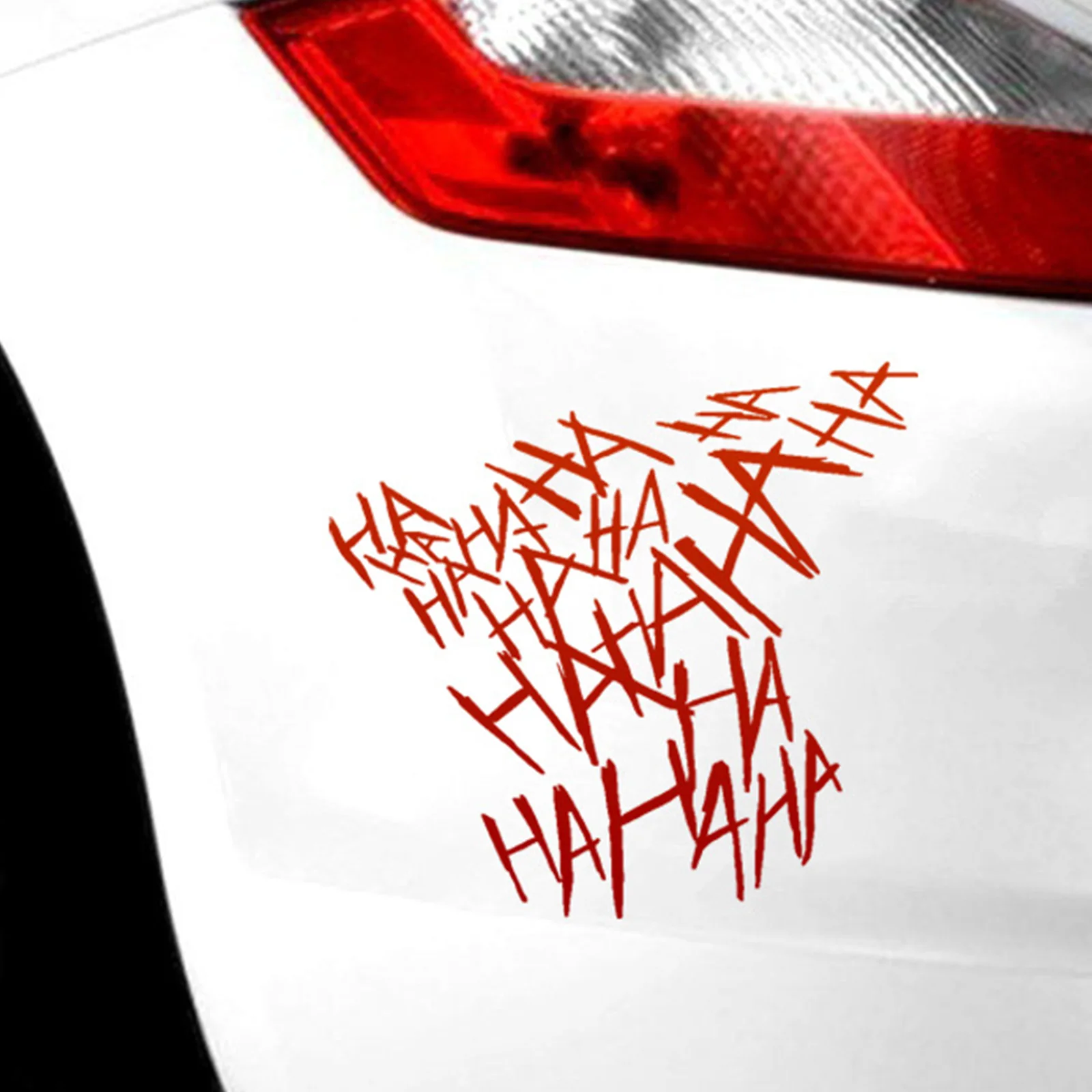 

HAHAHA Motorcycle Helmet Reflective Decor Decal Car Body Window Bumper Sticker