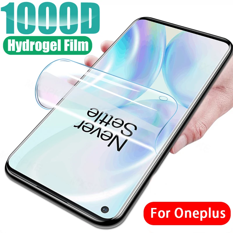 

Full Cover Hydrogel Film For Oneplus 10T 10 Pro 9R 9 7 8 7T 8T 6T Screen Protector For Oneplus 10 Nord N20 5G 2 2T N100 N10 Film