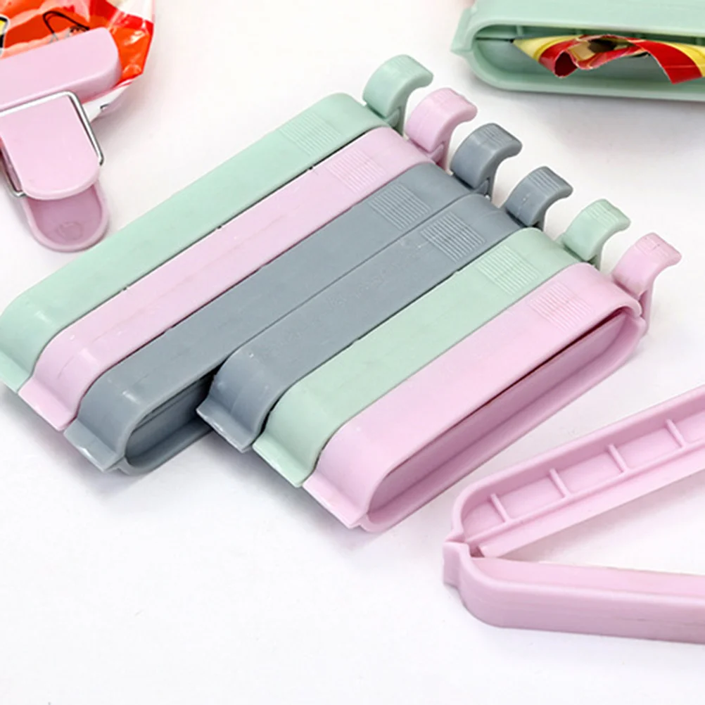 

12Pcs/set Bag Sealing Clips Seal Bags Clip Snack Bag Clips Fresh Keeping Clips Snack Sealing Clip Snack Seal Clips