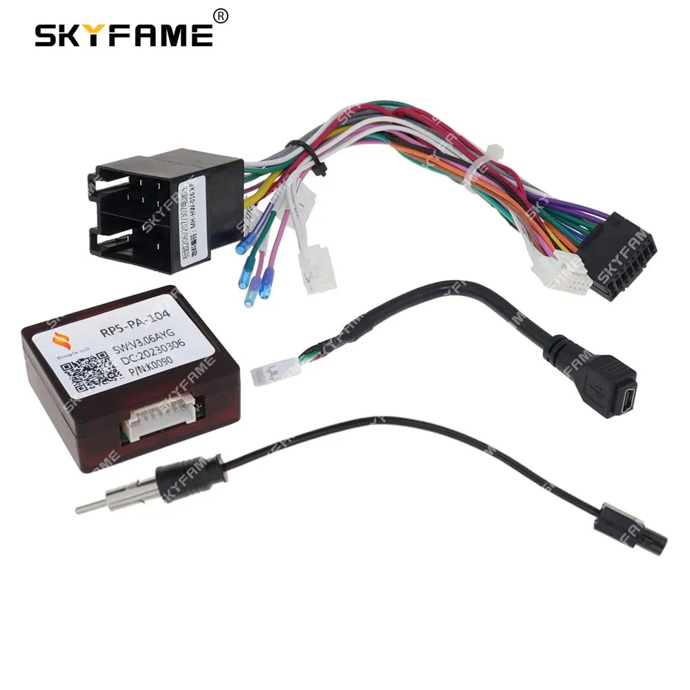 

Автомобильный электропроводной адаптер Simplesoft Canbus Box декодер Android кабель питания для Peugeot 206 307 RP5-PA-104