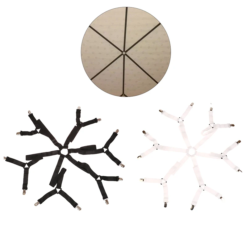 

1Pc 12-Clips Elastic Bed Sheet Clips Sheet Fasteners For Slip-Resistant Bedding Sofa Covers And Blankets Household Tools