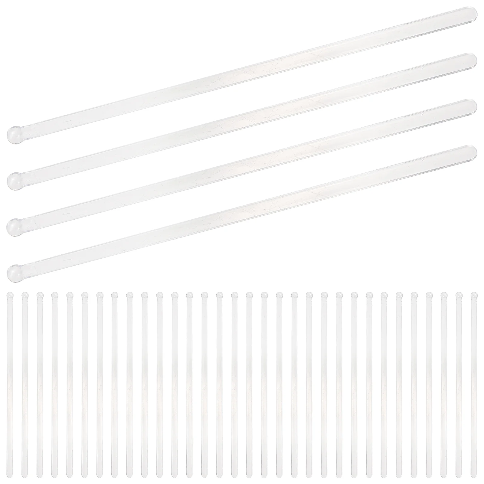 

Transparent Stirring Rod Juice Stirrers Rods Sticks Bar Mix Swizzle Supplies Mixing