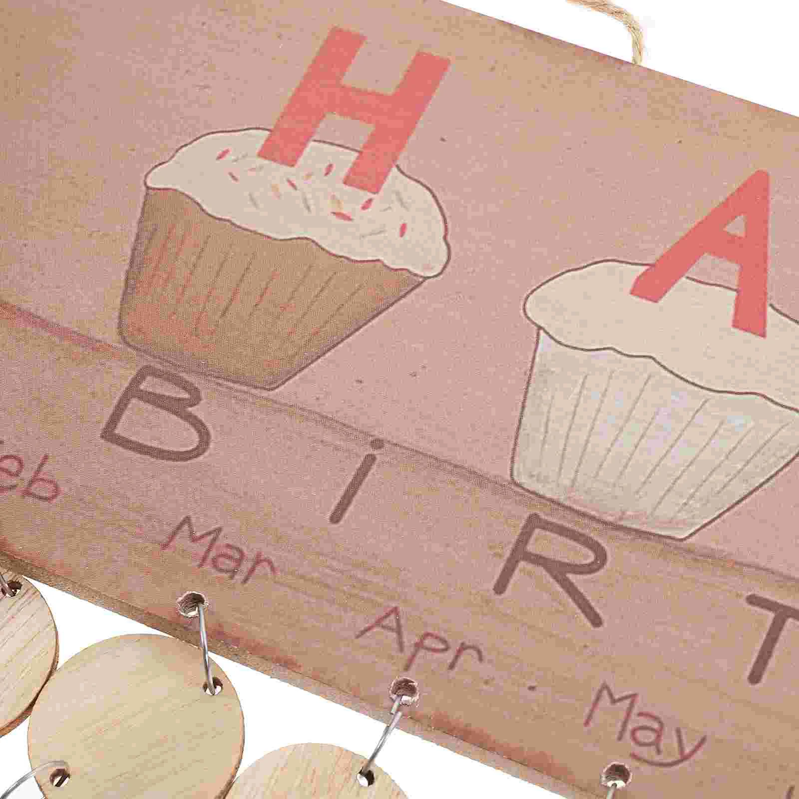 Надпись на день рождения Декор напоминание календарь вывеска рабочая доска