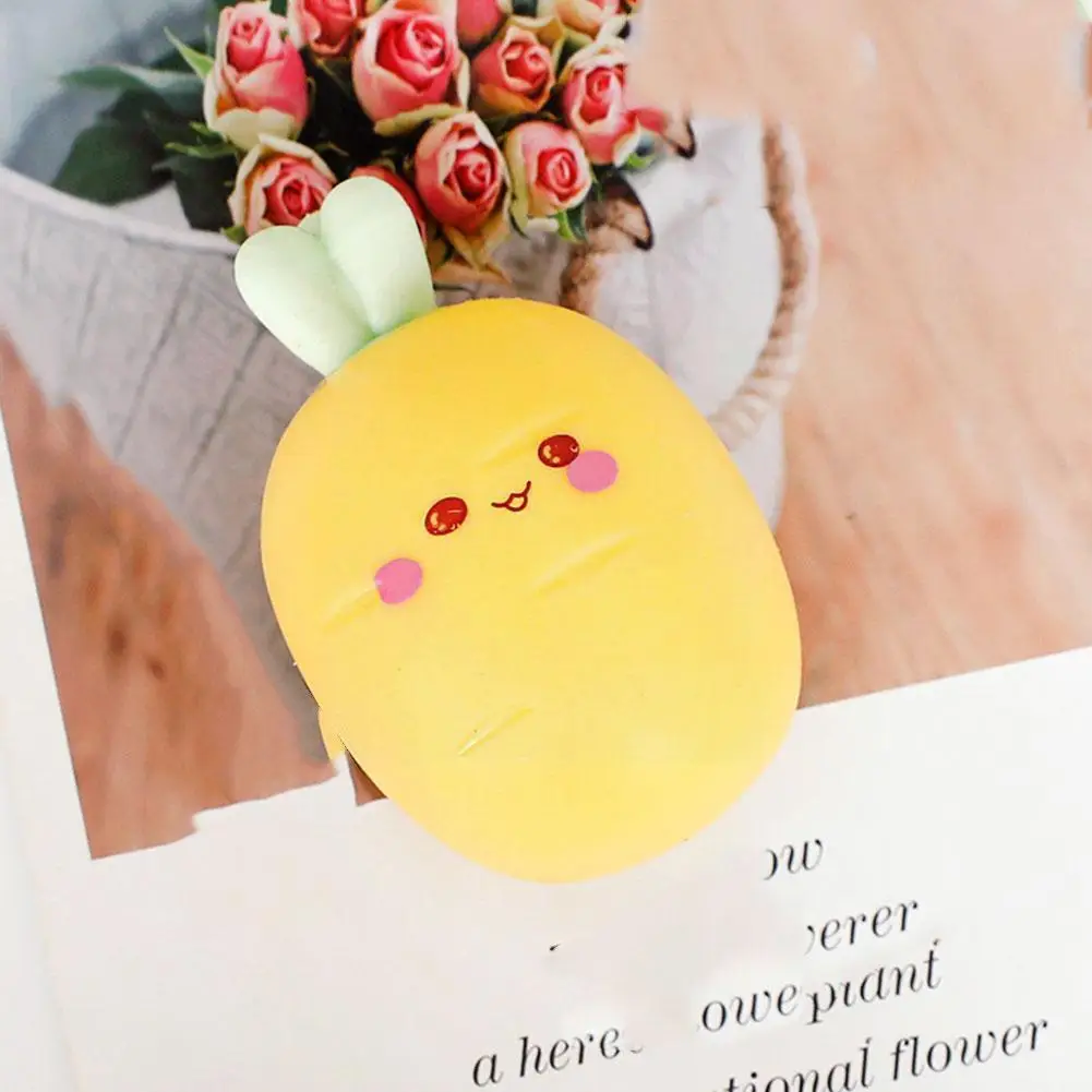 

2pcs Soft Rubber Squeeze Stress Relief Toys Cute Cartoon Adult Blue Props Toy Kawaii Carrot Pink Kid Fidget Decompression Y L5h9