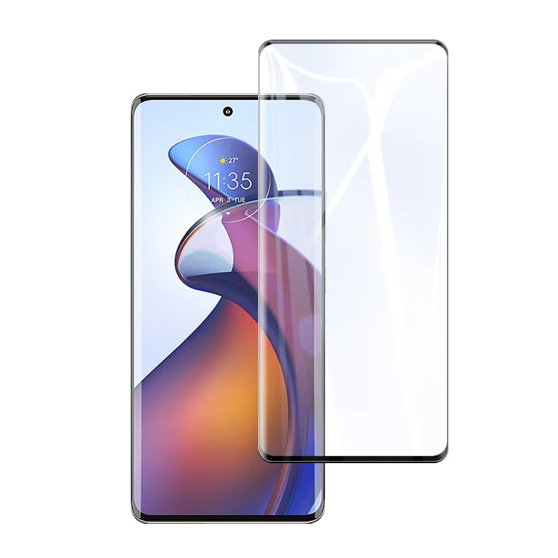 

3D Curved Screen Protector For Motorola Moto Edge Plus 2023 Clear Full Cover Protective Film For Moto Edge X40 Tempered Glass